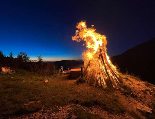 Solstice celebration at the Jenner mountain station